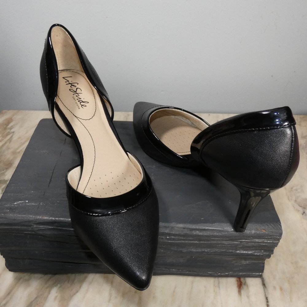Life Stride Women's Black Heels
